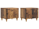 Bedside Cabinet 2 pcs Old Wood 43 x 34.5 x 50 cm 894122