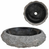 Sink 40x12 cm Marble Black 142776