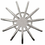 Gutter Leaf Guard 8 pcs Silver 50 mm Stainless Steel 42019385