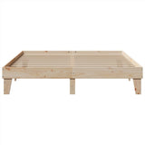 Bed Frame without Mattress 180x200 cm Super King Solid Wood Pine 855346