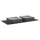 Pool Ground Sheet Black 999 x 500 x 0.1 cm Non-woven Fabric 42009128
