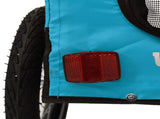 Pet Bike Trailer Blue and Black Oxford Fabric and Iron 93932