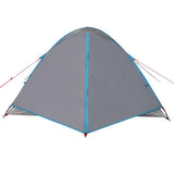 ZNTS Camping Tent Dome 3-Person Blue Waterproof 94410