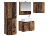Bathroom Cabinet Set 5 pcs Old Wood 50 x 14.5 x 70 cm 3407325