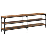 TV Cabinet Old Wood 160 x 30 x 50 cm Engineered Wood and Iron 881288