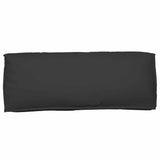 Pallet Cushion Set 2 pcs Black 120 x 80 x 12 cm Oxford fabric 3329083