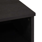 TV Cabinet with Drawer Black 100 x 33 x 46 cm Solid Mango Wood 4018824