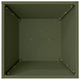 Garden Planter 5 pcs Olive Green 40 x 40 x 15 cm 873817
