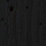 TV Cabinet Black 70x34x40 cm Solid Wood Pine 818239