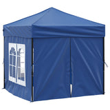 Folding Party Tent with Sidewalls Blue 2x2 m 93500