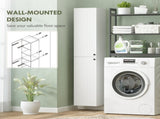 Wall Mounted Tall Bathroom Storage Cabinet with Soft-Close Hinges, Slim Bathroom Cabinet with 2 T3398P378057