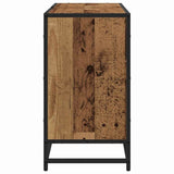 Bathroom Cabinet Old Wood 80 x 33 x 60 cm Engineered Wood 883637