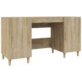 Desk Sonoma Oak 140x50x75 cm Engineered Wood 812765