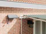 Retractable Awning Green and White 500 x 300 cm 3331460