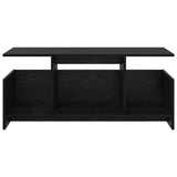 TV Stand Black Oak 102 x 35 x 45 cm Engineered Wood 890993