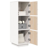 Highboard White 34x40x108.5 cm Solid Wood Pine 820168