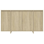 ZNTS Sideboard Sonoma Oak 135x41x75 cm Engineered Wood 809596