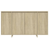 ZNTS Sideboard Sonoma Oak 135x41x75 cm Engineered Wood 809596