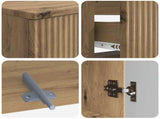 2 Piece Bathroom Cabinet Set ARNHEM Artisan Oak Engineered Wood 3418016