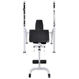 Workout Bench with Weight Rack, Barbell and Dumbbell Set 90 kg 275372