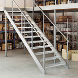 Grate Step 90x24x7 cm Galvanised Steel 155680