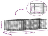 Gabion Raised Bed Silver 42033323