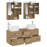 Bathroom Furniture Set 5 pcs Artisan Oak 3407046
