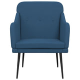 Armchair Blue 63x76x80 cm Fabric 351481