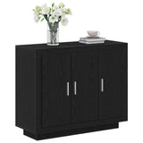 Sideboard Black Oak 92 x 35 x 75 cm Engineered Wood 862750