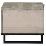 Coffee Table White 80 x 50 x 40 cm Engineered Wood 4017976