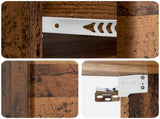 Wall-Mounted Bedside Cabinet 2 pcs Old Wood 34.5 x 33 x 20 cm 899122