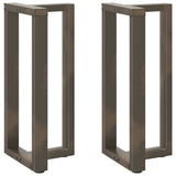 Bar Table Legs T-Shaped 2 pcs Black 40x35x cm Steel 4013075