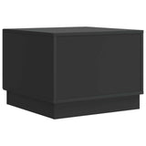 Coffee Table with Drawer Black 49 x 50 x 37 cm Engineered Wood 895426