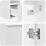 Bathroom Cabinet Set 3 pcs High Gloss White 49.5 x 35 x 63 cm 3405621