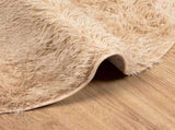 Shaggy Rug High Pile NAVARRA Beige 240x240 cm Polyester 4102925