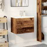 Sink Cabinet with Built-in Basin Old Wood 3328921