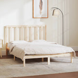 Bed Frame without Mattress 140x190 cm Solid Wood Pine 3106618