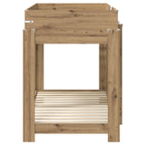 Bunk Bed for Kids Artisan Oak 80 x 160 cm Engineered Wood 3410554