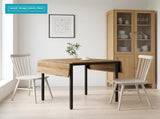 Extendable Dining Table 120 x 81.5 x 75 cm Engineered Wood 8006120