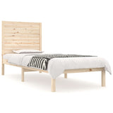 Bed Frame without Mattress 75x190 cm Small Single Solid Wood 3104568