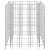 Gabion Raised Bed Galvanised Steel 90x90x100 cm 143556