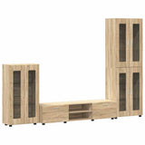 TV Cabinet Set FLORIN 3 pcs Sonoma Oak Engineered Wood 3397956