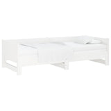 Pull-out Day Bed without Mattress White 2x cm 820258