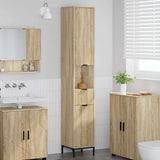 Bathroom Cabinet with Drawer Sonoma Oak 31.5 x 33 x 190 cm 883406