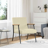 Armchair Cream 59 x 75 x 78 cm Fabric 42017668