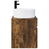 Wall-mounted Sink Vanity Smoked Oak 49 x 44.5 x 65.5 cm 890627