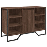 Bathroom Sink Cabinet Brown Oak 91x35x60 cm Engineered Wood 848668
