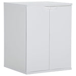 ZNTS Washing Machine Cabinet White 68.5x64.5x88 cm PVC 340986