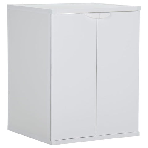 ZNTS Washing Machine Cabinet White 68.5x64.5x88 cm PVC 340986