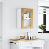 Kitchen Wall Cabinet with Glass Door Lucca Artisan Oak 853776